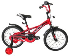 Детский велосипед с доп.колёсами TT Quattro 16